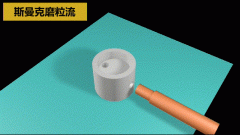 深交叉孔毛刺藏在工件內(nèi)部，刮刀夠不到，非常難處理