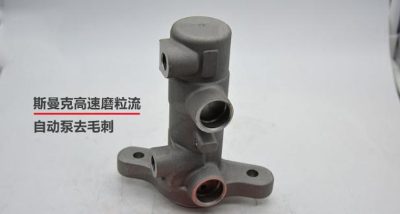 自動(dòng)泵<a href='http://www.zulin999.com' target='_blank'><u>交叉孔去毛刺</u></a>，斯曼克高速磨粒流真快！